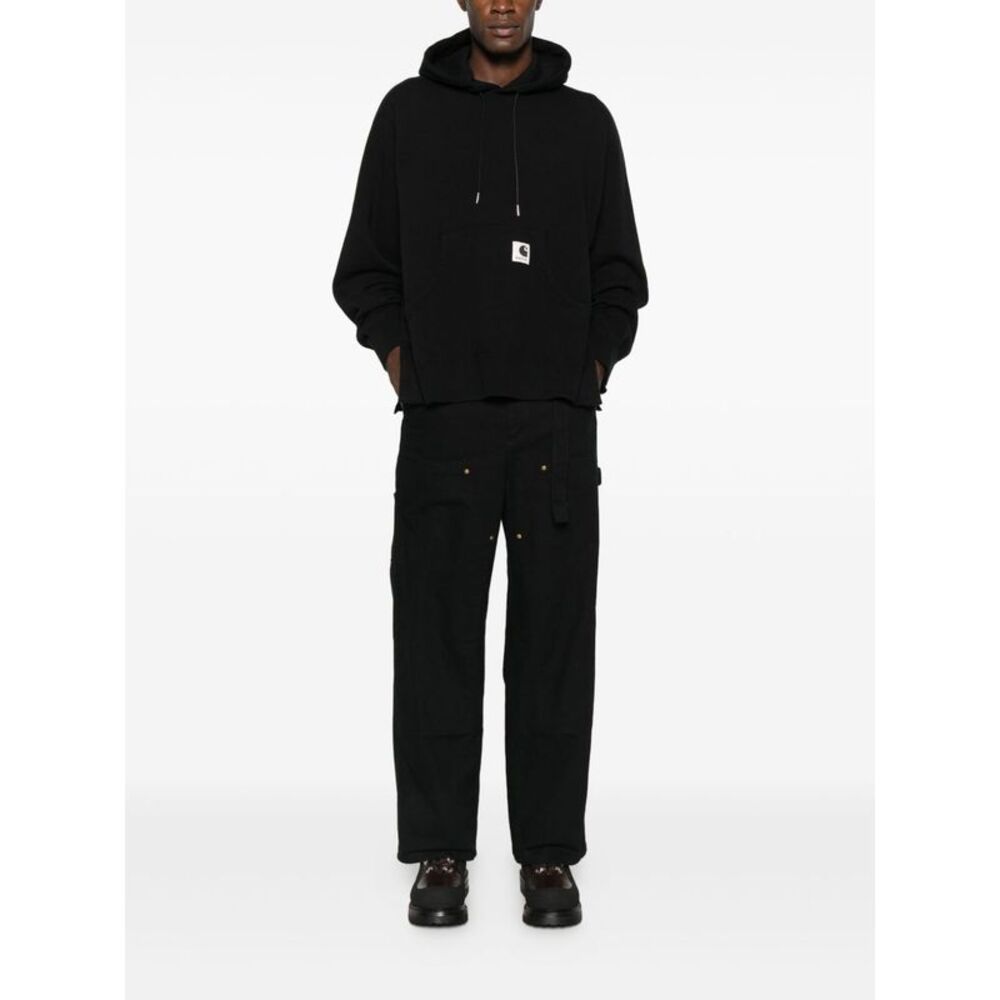 Sacai X Carhartt Wip Men Logo Cotton Hoodie - Picture 3 of 5